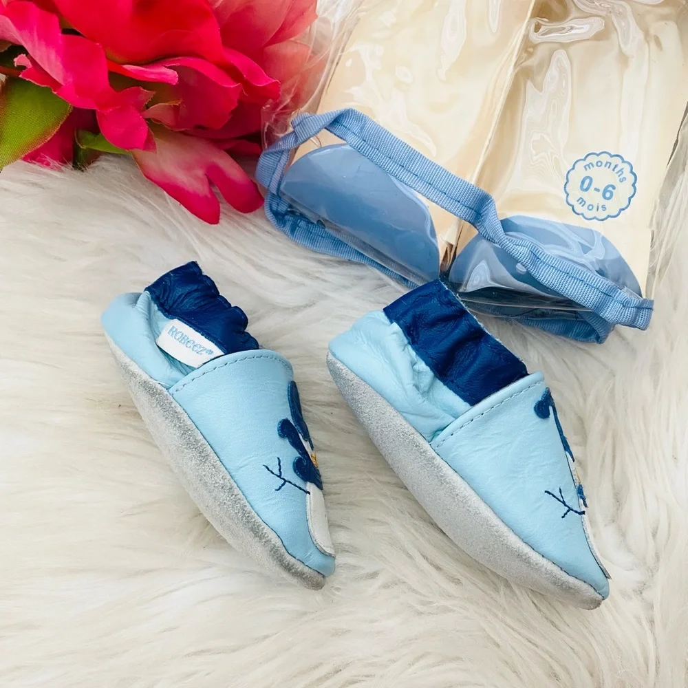 Robeez Baby Snowman Moccasins